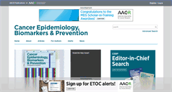 Desktop Screenshot of cebp.aacrjournals.org