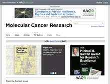 Tablet Screenshot of mcr.aacrjournals.org