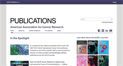 Desktop Screenshot of aacrjournals.org