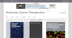 Desktop Screenshot of mct.aacrjournals.org