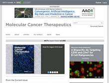 Tablet Screenshot of mct.aacrjournals.org